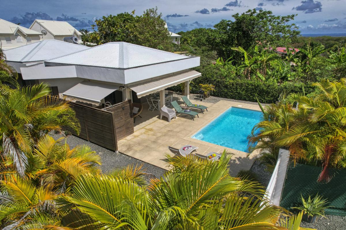 35.Location villa piscine proche plage Saint François Guadeloupe